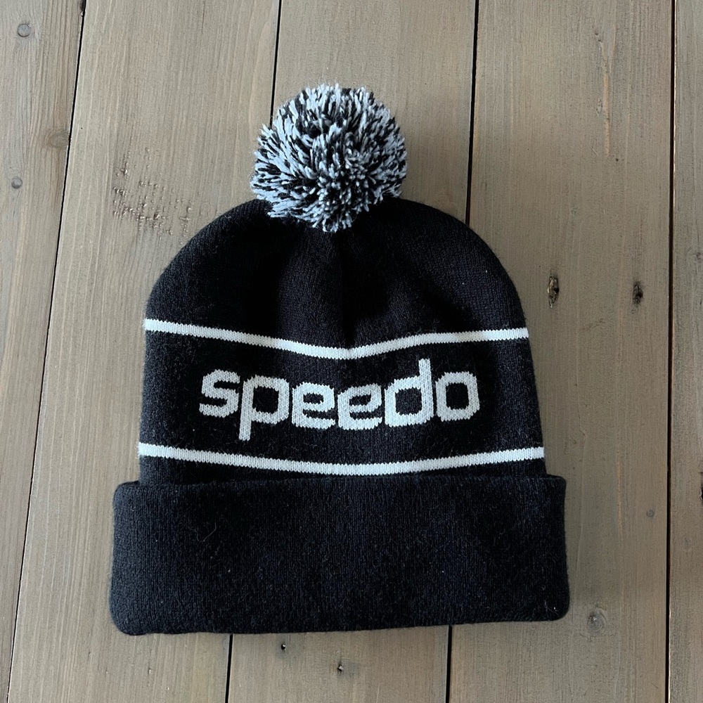 Speedo Black and White Winter hat new